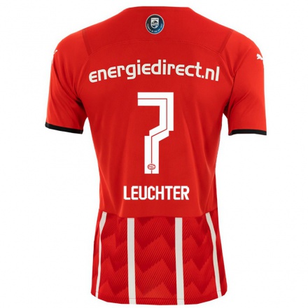 Homme Football Maillot Romee Leuchter #7 Rouge Tenues Domicile 2021/22 T-shirt