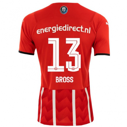 Homme Football Maillot Melanie Bross #13 Rouge Tenues Domicile 2021/22 T-shirt