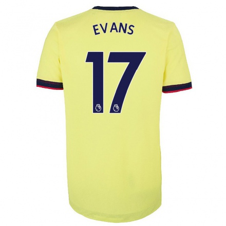 Homme Football Maillot Lisa Evans #17 Rouge Blanc Tenues Domicile 2021/22 T-shirt