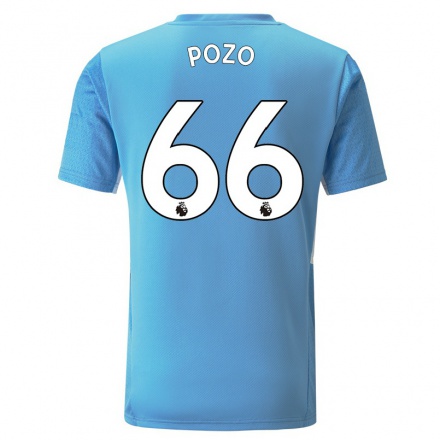 Homme Football Maillot Iker Pozo #66 Bleu Tenues Domicile 2021/22 T-shirt