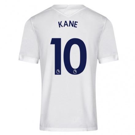 Homme Football Maillot Harry Kane #10 Blanche Tenues Domicile 2021/22 T-shirt