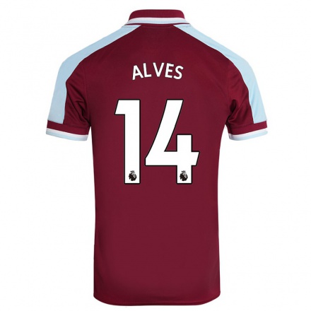 Homme Football Maillot Frederik Alves #14 Bordeaux Tenues Domicile 2021/22 T-shirt