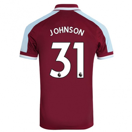 Homme Football Maillot Ben Johnson #31 Bordeaux Tenues Domicile 2021/22 T-shirt