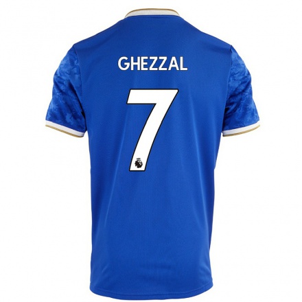 Homme Football Maillot Rachid Ghezzal #7 Bleu Royal Tenues Domicile 2021/22 T-shirt