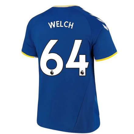 Homme Football Maillot Reece Welch #64 Bleu Royal Tenues Domicile 2021/22 T-Shirt