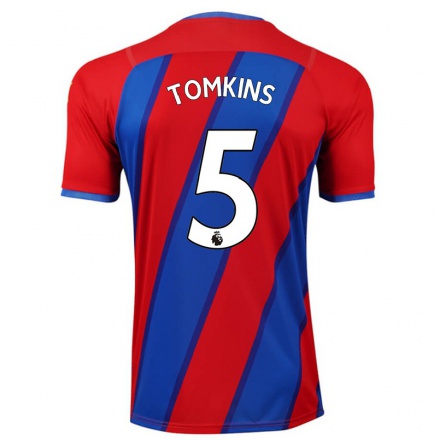 Homme Football Maillot James Tomkins #5 Bleu Royal Tenues Domicile 2021/22 T-shirt