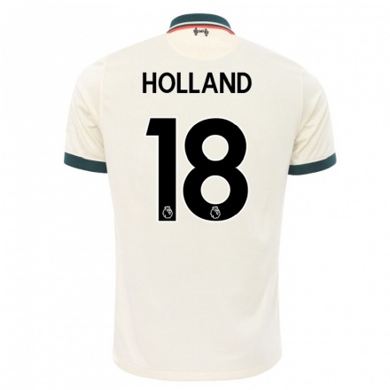 Homme Football Maillot Ceri Holland #18 Beige Tenues Extérieur 2021/22 T-Shirt
