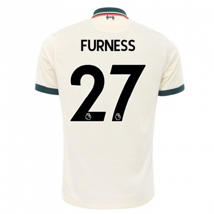 Homme Football Maillot Rachel Furness #27 Beige Tenues Extérieur 2021/22 T-shirt