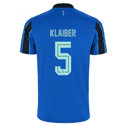 Homme Football Maillot Sean Klaiber #5 Bleu Noir Tenues Extérieur 2021/22 T-Shirt