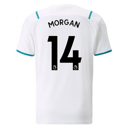 Homme Football Maillot Esme Morgan #14 Blanche Tenues Extérieur 2021/22 T-shirt