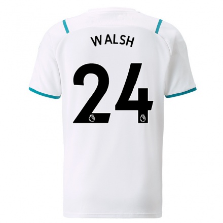 Homme Football Maillot Keira Walsh #24 Blanche Tenues Extérieur 2021/22 T-shirt