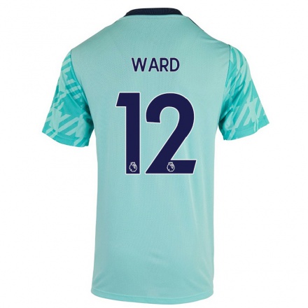 Homme Football Maillot Danny Ward #12 Vert Clair Tenues Extérieur 2021/22 T-Shirt