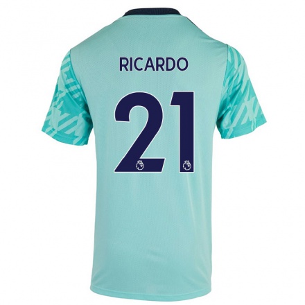 Homme Football Maillot Ricardo Pereira #21 Vert Clair Tenues Extérieur 2021/22 T-Shirt