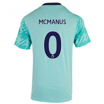 Homme Football Maillot Abbie McManus #0 Vert Clair Tenues Extérieur 2021/22 T-Shirt