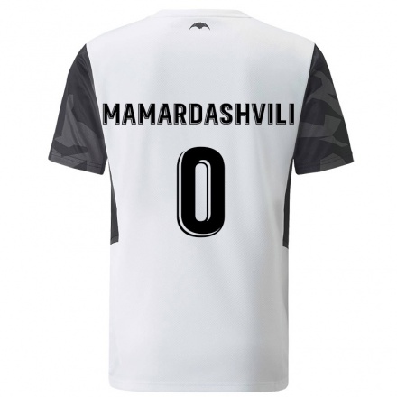 Homme Football Maillot Giorgi Mamardashvili #0 Blanche Tenues Domicile 2021/22 T-shirt