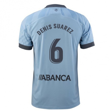Homme Football Maillot Denis Suarez #6 Mauve Clair Tenues Domicile 2021/22 T-Shirt