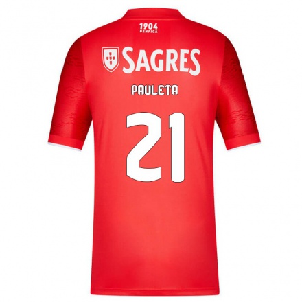 Homme Football Maillot Pauleta #21 Rouge Tenues Domicile 2021/22 T-shirt