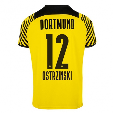 Homme Football Maillot Silas Ostrzinski #12 Jaune Tenues Domicile 2021/22 T-Shirt