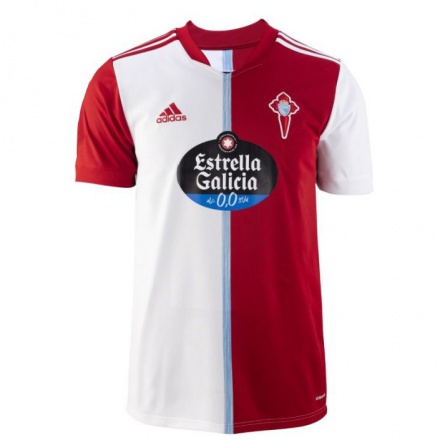 Homme Football Maillot Ruben Blanco #13 Rouge Blanc Tenues Extérieur 2021/22 T-shirt