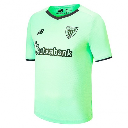 Homme Football Maillot Mikel Balenziaga #24 Vert Clair Tenues Extérieur 2021/22 T-shirt