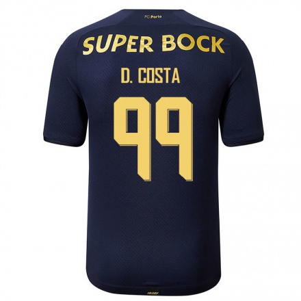 Homme Football Maillot Diogo Costa #99 Bleu Marin Tenues Extérieur 2021/22 T-Shirt