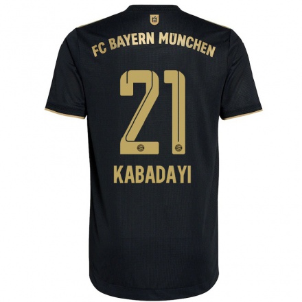 Homme Football Maillot Yusuf Kabadayi #21 Le Noir Tenues Extérieur 2021/22 T-Shirt