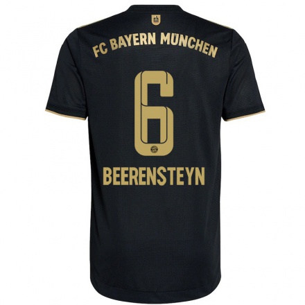 Homme Football Maillot Lineth Beerensteyn #6 Le Noir Tenues Extérieur 2021/22 T-Shirt
