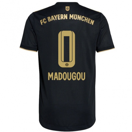 Homme Football Maillot Ibrahim Madougou #0 Le Noir Tenues Extérieur 2021/22 T-Shirt
