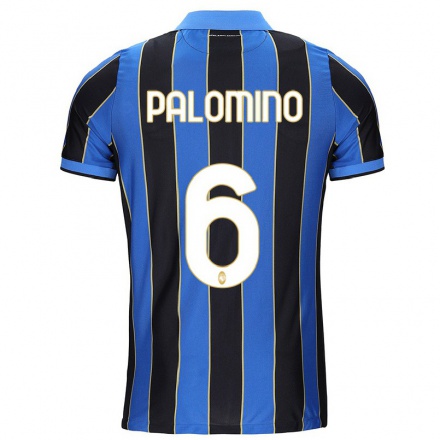 Homme Football Maillot Jose Luis Palomino #6 Noir Bleu Tenues Domicile 2021/22 T-Shirt