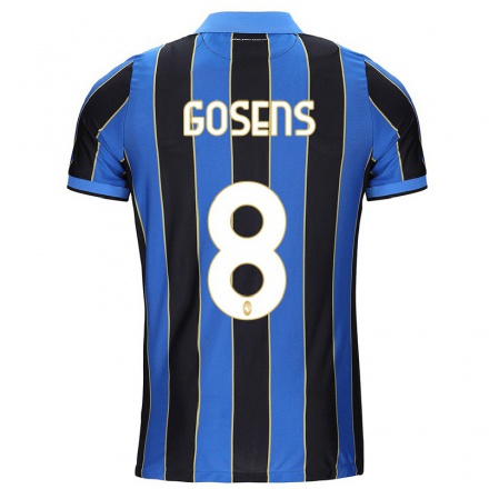 Homme Football Maillot Robin Gosens #8 Noir Bleu Tenues Domicile 2021/22 T-shirt