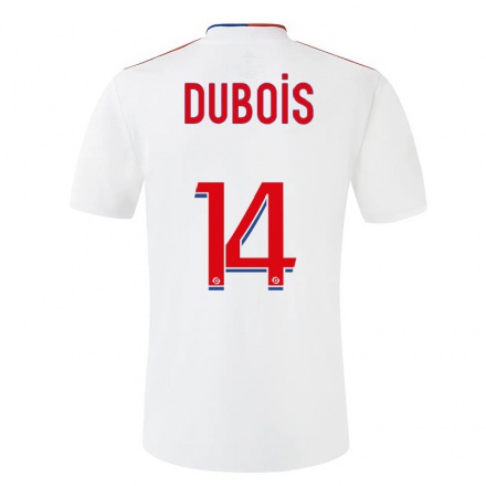 Homme Football Maillot Leo Dubois #14 Blanche Tenues Domicile 2021/22 T-Shirt