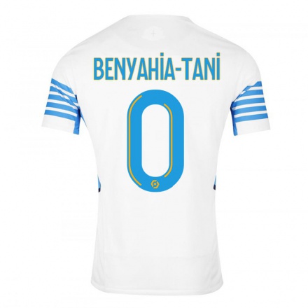 Homme Football Maillot Aylan Benyahia-Tani #0 Blanche Tenues Domicile 2021/22 T-Shirt