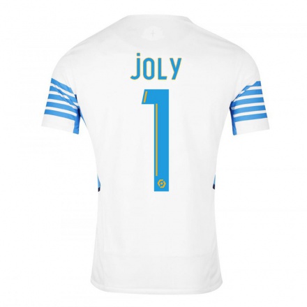 Homme Football Maillot Blandine Joly #1 Blanche Tenues Domicile 2021/22 T-Shirt