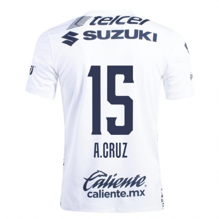 Homme Football Maillot Alex Cruz #15 Blanche Tenues Domicile 2021/22 T-shirt