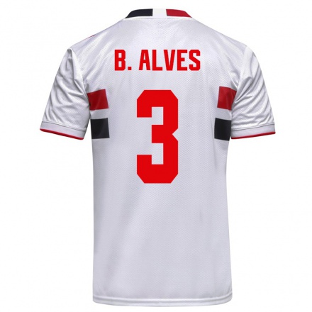 Homme Football Maillot Bruno Alves #3 Blanche Tenues Domicile 2021/22 T-Shirt