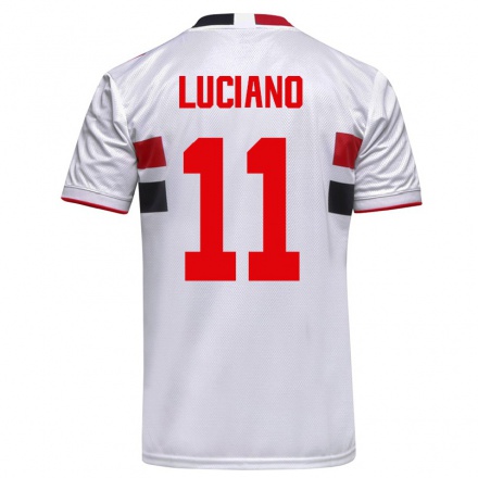 Homme Football Maillot Luciano #11 Blanche Tenues Domicile 2021/22 T-Shirt