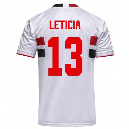 Homme Football Maillot Leticia #13 Blanche Tenues Domicile 2021/22 T-Shirt