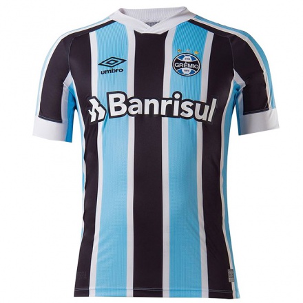 Homme Football Maillot Paulo Victor #1 Bleu Noir Tenues Domicile 2021/22 T-shirt