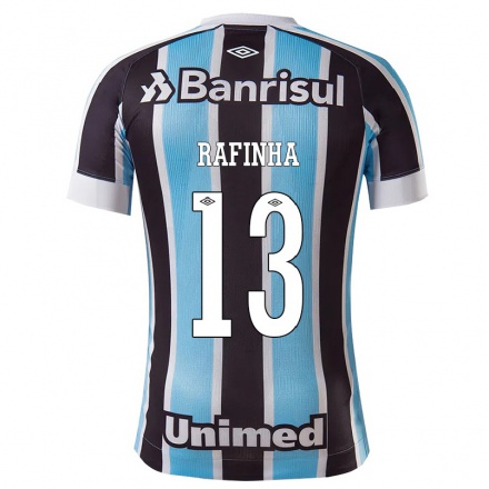 Homme Football Maillot Rafinha #13 Bleu Noir Tenues Domicile 2021/22 T-Shirt