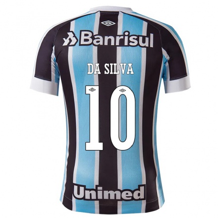 Homme Football Maillot Juliana Odilon da Silva #10 Bleu Noir Tenues Domicile 2021/22 T-Shirt