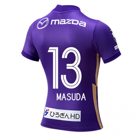 Homme Football Maillot Takuya Masuda #13 Mauve Tenues Domicile 2021/22 T-shirt
