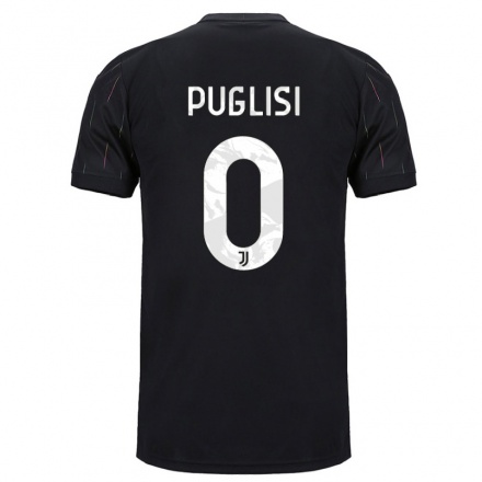 Homme Football Maillot Valentina Puglisi #0 Le Noir Tenues Extérieur 2021/22 T-shirt