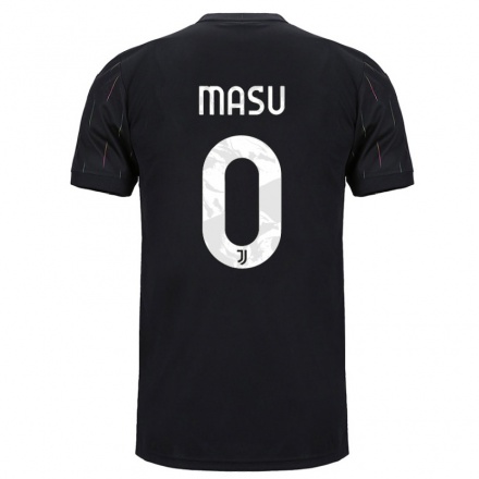 Homme Football Maillot Carlotta Masu #0 Le Noir Tenues Extérieur 2021/22 T-Shirt