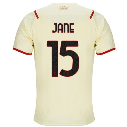 Homme Football Maillot Refiloe Jane #15 Champagne Tenues Extérieur 2021/22 T-Shirt