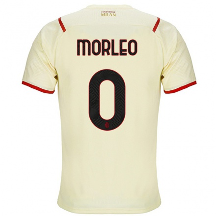 Homme Football Maillot Carolina Morleo #0 Champagne Tenues Extérieur 2021/22 T-Shirt