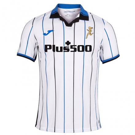 Homme Football Maillot Matteo Lovato #66 Bleu Blanc Tenues Extérieur 2021/22 T-shirt