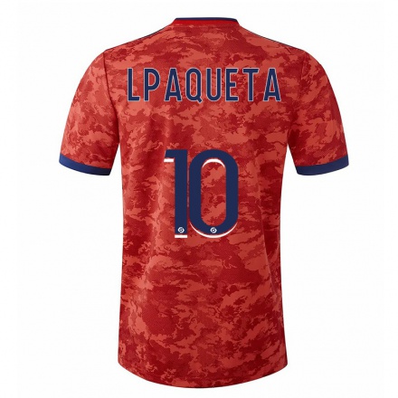 Homme Football Maillot Lucas Paqueta #10 Orange Tenues Extérieur 2021/22 T-Shirt