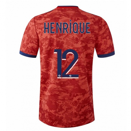 Homme Football Maillot Henrique #12 Orange Tenues Extérieur 2021/22 T-Shirt