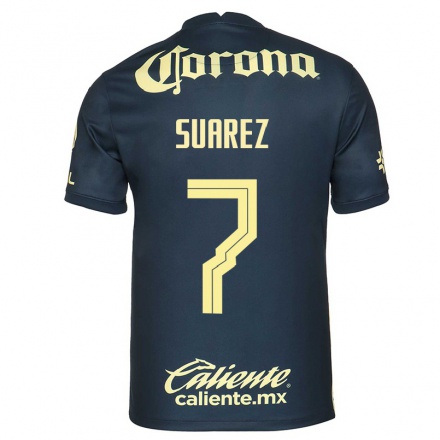 Homme Football Maillot Leo Suarez #7 Bleu Marin Tenues Extérieur 2021/22 T-Shirt