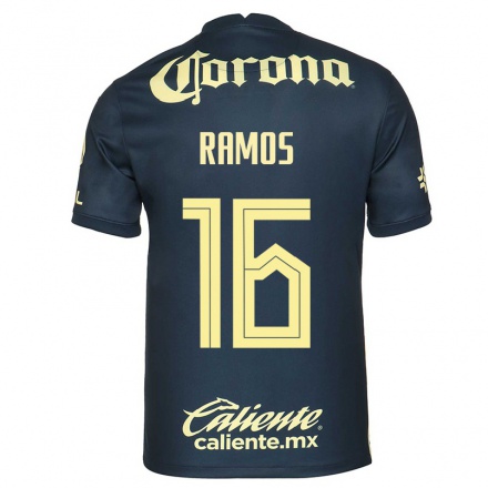 Homme Football Maillot Arizbeth Ramos #16 Bleu Marin Tenues Extérieur 2021/22 T-Shirt